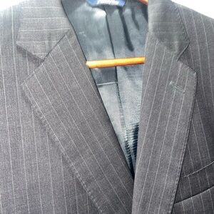 BROOKS BROTHERS 1818 REGENT SIZE 43R BLAZER GRAY STRIPED STRATO Italian 9.5/10